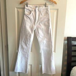 Zara white jeans